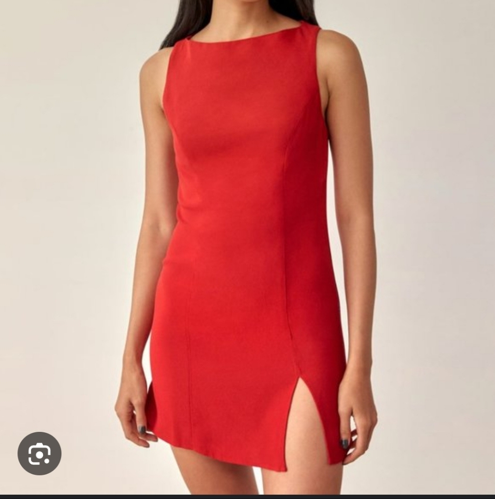 NWT Reformation Cherry Stanley Dress